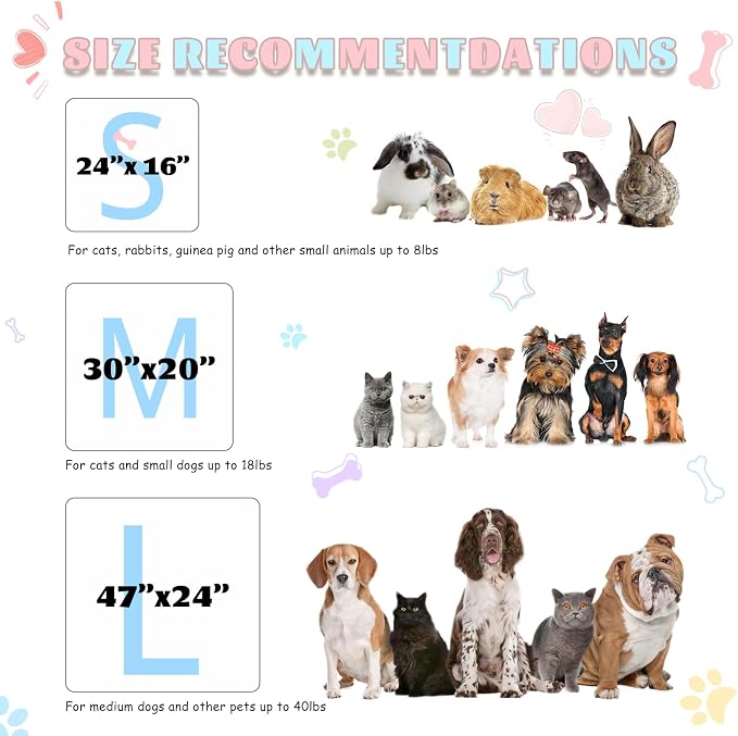 8 Pack Guinea Pig Cage Liner, Washable Guinea Pig Fleece Blankets Bedding Accessories, Flannel Throw Warm Sleep Mat, Pet Pee Pads for Small Animal Hamster Rabbit Puppy Cat (Light Color, 26x14 Inch)