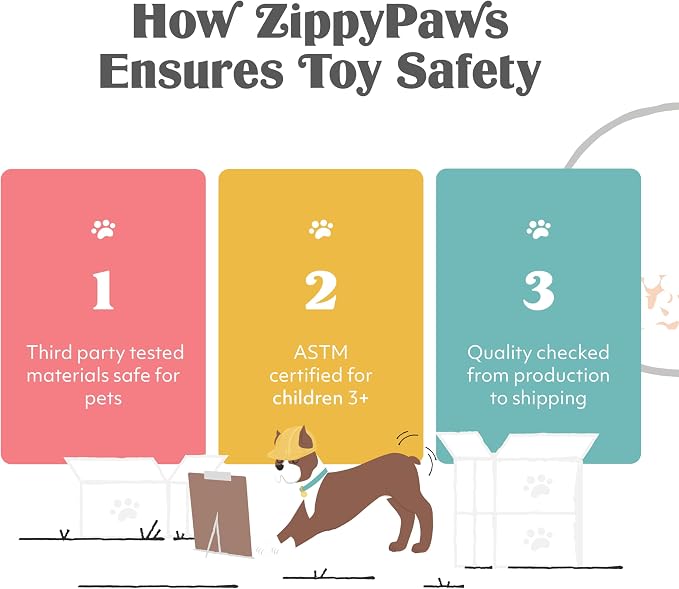 ZippyPaws Squeakie Crawler- No Stuffing Dog Toy to Keep Them Busy, for Small, Medium, & Large Dogs, Squeaky Pet Toy for Boredom, Unstuffed Chew Toy, Soft Plush Puppy Products, Toby the Tree Frog- 11"