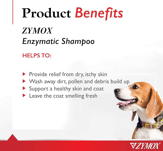 Zymox Enzymatic Shampoo for Dogs and Cats, 12oz