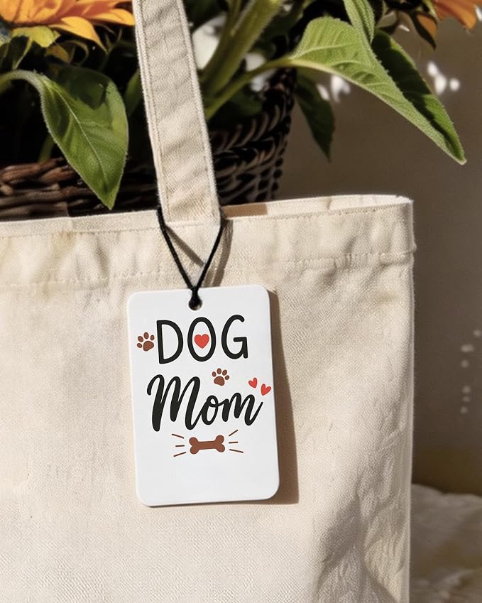 Dog Orange Citrus Car Air Freshener 4pcs, Dog Mom Owner Lovers Gifts, Pet Lovers Gifts Hanging Scents Car Accessories Interior Mirror Decor for Women Men