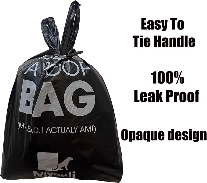 1000 Count Extra Thick Dog Poop Bags with Handles, Heavy Duty Leak-Proof Waste Bags for Dog and Cat Litter, Ocean Wind Scented