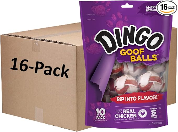 Dingo Goofballs Chicken & Rawhide Chews