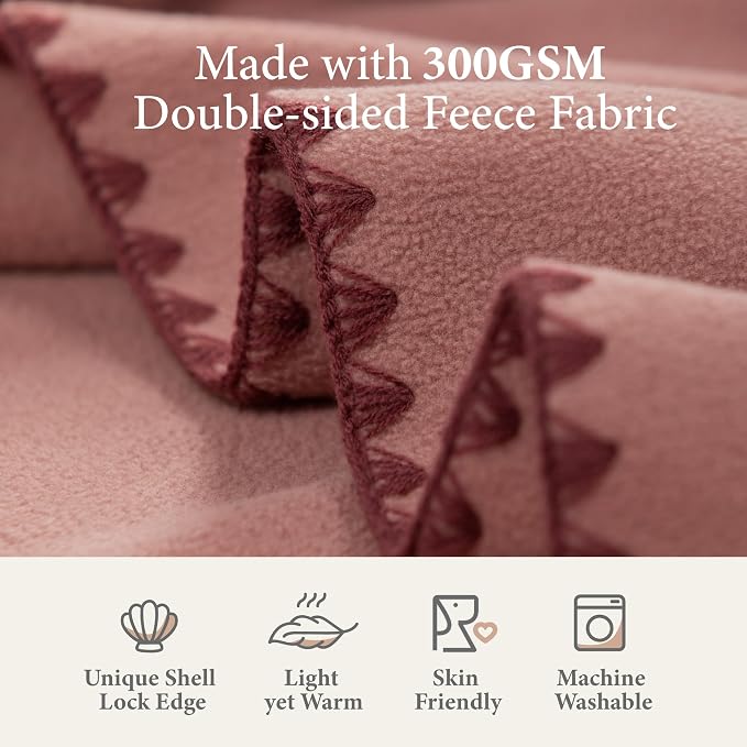 Super Soft Fleece Dog Blanket - 2 Pack, Dog Blankets for Small Dogs, Dog Blankets for Medium Dogs Washable, 24"x16" Puppy Blankets for Couch, Cat Blanket, All-Season Comfort