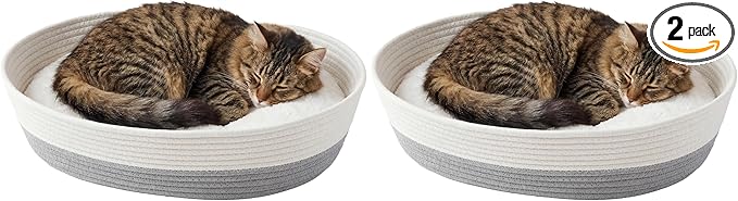 Kitty City Woven Cat Bed (Gray) (Pack of 2)