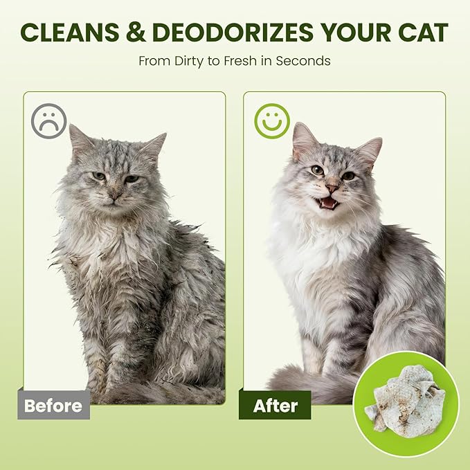 Hypoallergenic Pet Wipes for Dogs & Cats – Quick Clean & Deodorize Paws, Butt, Eyes, Ears, Face & Fur | Daily Grooming After Walks and Between Baths | Extra Large & Thick | Coconut Scented, 400 Count