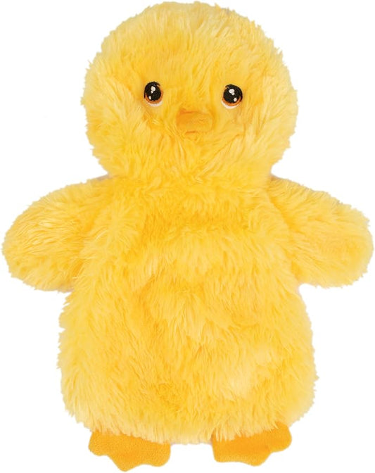 Best Pet Supplies Interactive Squeaky Dog Chew Toy, Ideal Dog Toys for Chewers, Small, Medium & Large Dogs, and Fetch Lovers - Crinkle Chicken (Yellow), Large