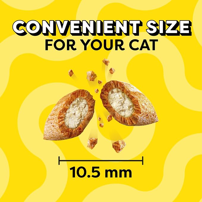Temptations Cat Treats MixUps Surfer's Delight, Tuna, Shrimp, Salmon Flavor, Crunchy and Soft Cat Treats, 3 oz. Pouch (Pack of 12)