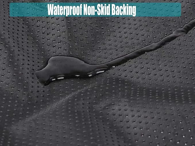 Long Plush Calming Pet Bed Cuddler Pet Bed for Dogs and Cats Fluffy Faux Fur Dog Bed with Anti Slip Bottom Machine Washable Pet Sleep Bed Crate Mat Geometric Blue 2XL
