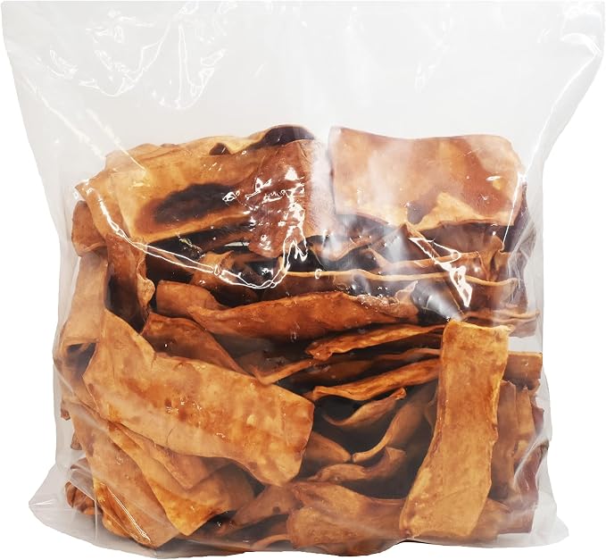 Chips Beef Flavor 3-Pound Bag - Premium Large Dog Rawhide Chews - Ideal for Agressive Chewers Dog Rawhide Treats - Durable Rawhide Bones for Large Dogs