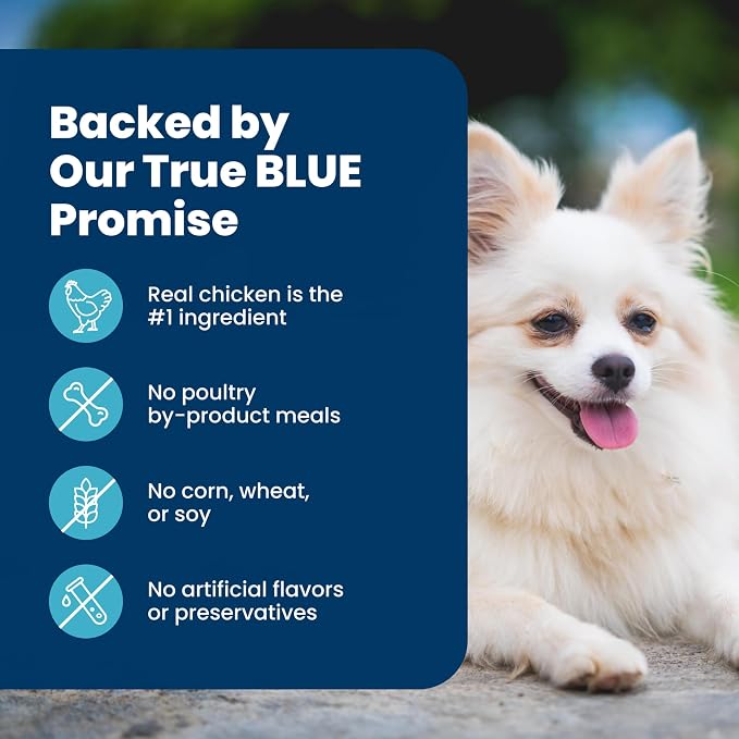 Blue Buffalo Life Protection Formula Chicken & Brown Rice Small Breed Senior Dry Dog Food Supports Immunity With Antioxidant-Rich LifeSource Bits, Promotes Healthy Muscles, Skin & Coat Health, 15 lbs.