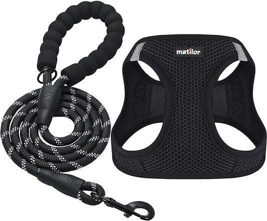 Dog Harness Step-in Breathable Puppy Cat Dog Vest Harnesses for Small Medium Dogs