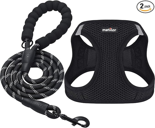 Dog Harness Step-in Breathable Puppy Cat Dog Vest Harnesses for Small Medium Dogs
