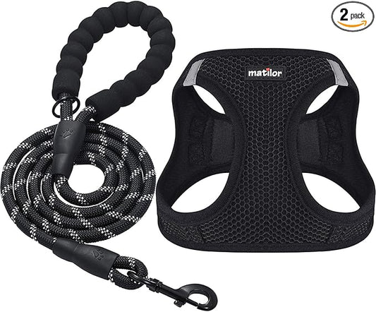 Dog Harness Step-in Breathable Puppy Cat Dog Vest Harnesses for Small Medium Dogs