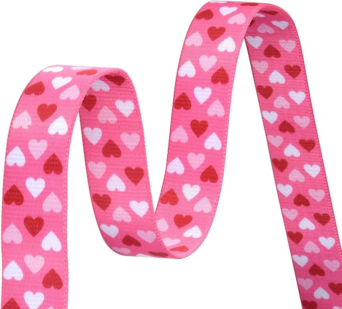 Mihqy Dog Collar - Adjustable Heart Dog Collar - Love Theme - Perfect for Small Medium Large Dogs(Pink Heart,XS)