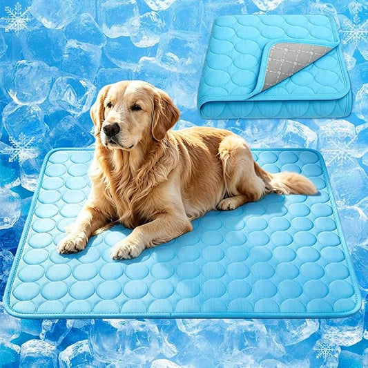 Dog Cooling Mat 2026 Upgraded Arc-Chill Cooling Dog Bed Mat, Washable Pet Cooling Pad (Q-Max>0.4) Cooling Mat for Dogs & Cats Indoor & Outdoor Car Seats