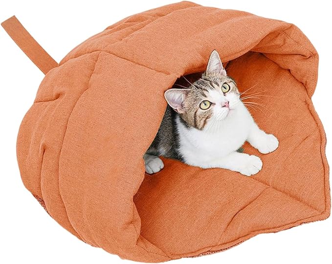 Plush Shape Dog Cats Cave Bed Washable Comfortable Hideaway Puppies Home Decoration