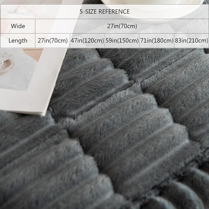 Gumfolk Pet Couch Covers for Sofa Slipcovers Couch Protector for Dogs Washable Cushion Cover, Sofa Pad Blanket Furniture, Dark Grey, 27in*47in