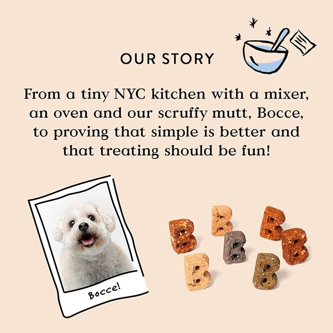 Bocce's Bakery Dailies Brushy Sticks to Support Oral Health & Fresh Breath, Wheat-Free Dental Bars for Dogs, Made with Real Ingredients, Baked in the USA, Natural Coconut & Mint Recipe, Large Dogs