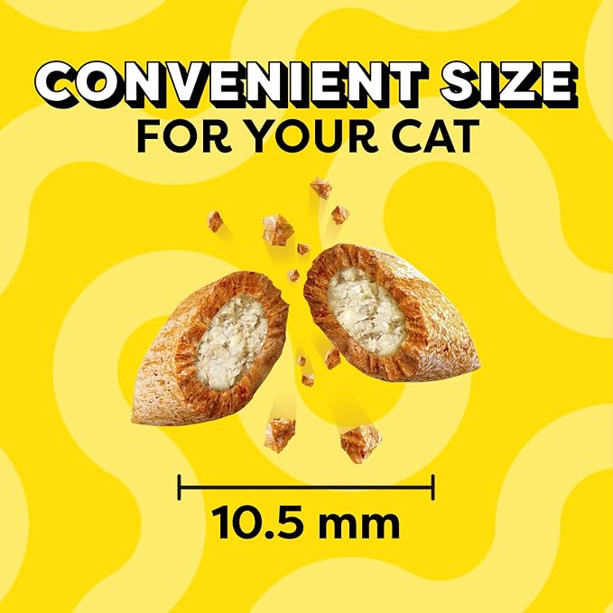 Temptations Cat Treats, Classic Crunchy and Soft Cat Treats, Catnip Fever Flavor, Catnip Treats, 6.3 oz. Pouch (Pack of 10)