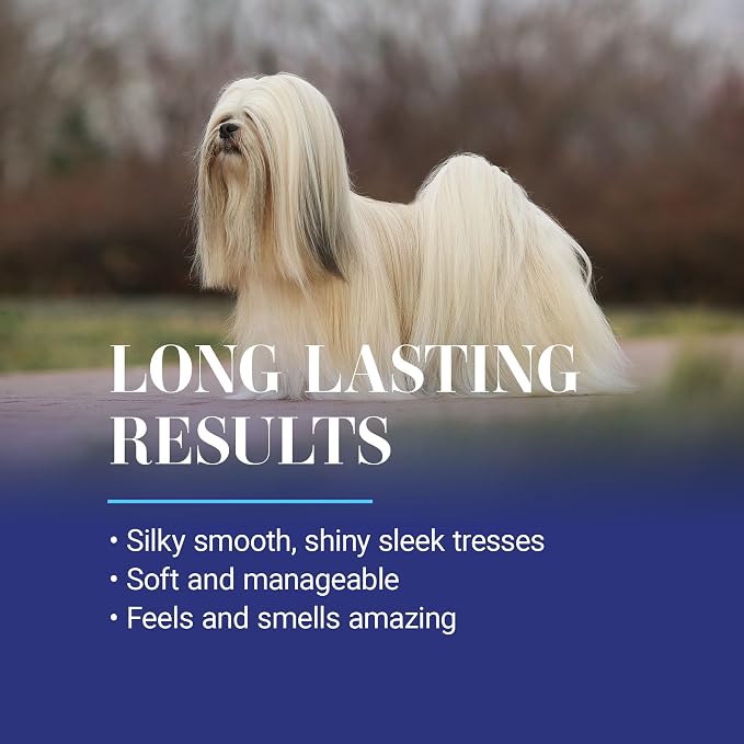 Chris Christensen Ice on Ice Strengthening Dog Shampoo, Groom Like a Professional, Revives Dry, Damaged Coats and Strands, All Coat Types, Made in USA, 1gal