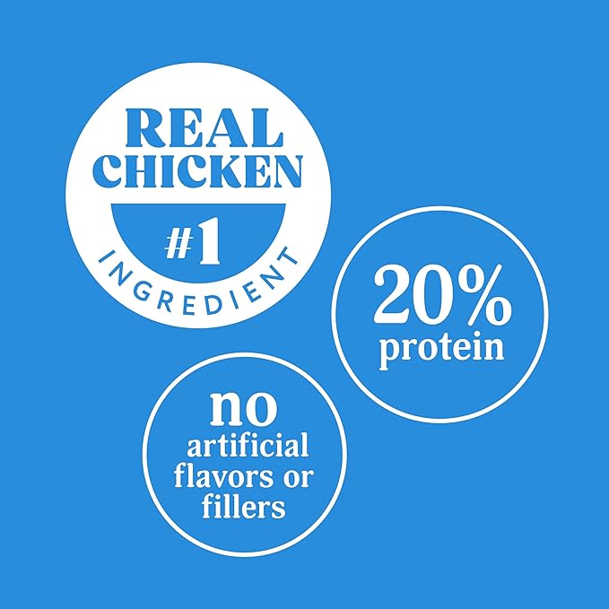 Milo's Kitchen Chicken Meatballs Dog Treats, 18-Ounce (Pack of 4)