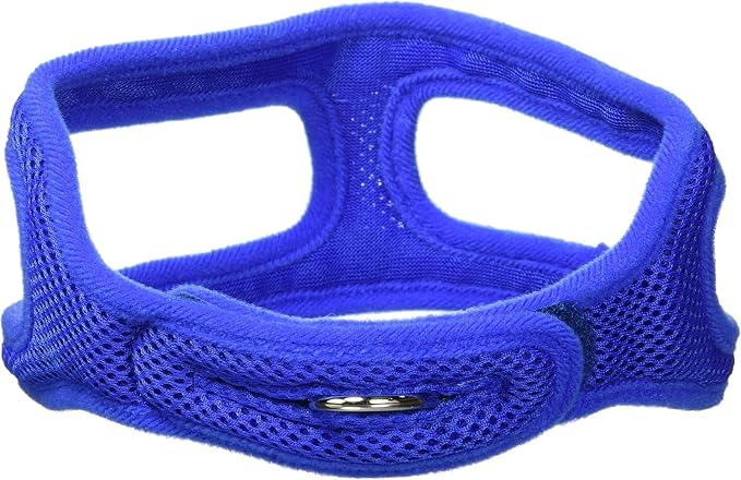 Velpro Mesh Pet Shoulder Harness Collar, 17"-18", Blue
