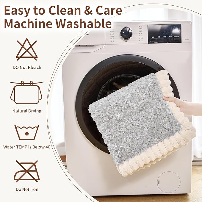 Fuzzy Couch Covers for Dogs, Non Slip Thick Dog Couch Cover Protector, Plush Pet Couch Covers for Sofa Washable, Soft Sofa Cushion Slipcovers Pet Friendly(1PC, Light Grey, 27.6”x27.6”)
