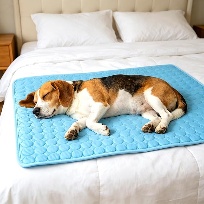 Dog Cooling Mat, Upgraded Arc-Chill Cooling Mat for Dogs Q-Max>0.4, Washable Dog Cooling Pad, Non-Slip Portable Cooling Pad for Dogs, Self-Cooling Bed for Small Medium Large Dogs Cats Indoor Outdoor