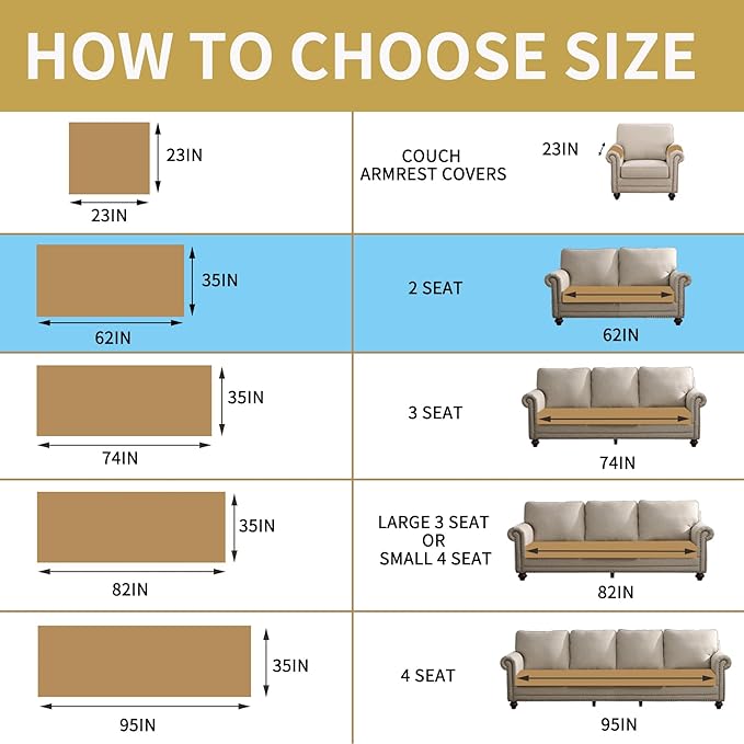 HAOMAIJIA Waterproof Couch Cover for Dogs Washable,Faux Fur Pet Couch Covers for Sofa,Soft Dog Bed Cover Non-Slip Couch Covers for 3 Cushion Couch Sofa Pet Friendly (Khaki, 35" x 62")