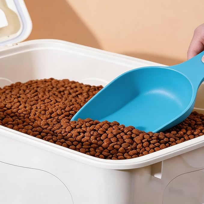 Dog Food Scoop Dog Food Measuring Cup 1 Cup Pet Cat Food Scoop Plastic Dogs Cats Food Scooper Measuring Scoop with Measuring Lines for Dogs Puppy Cats Rabbit