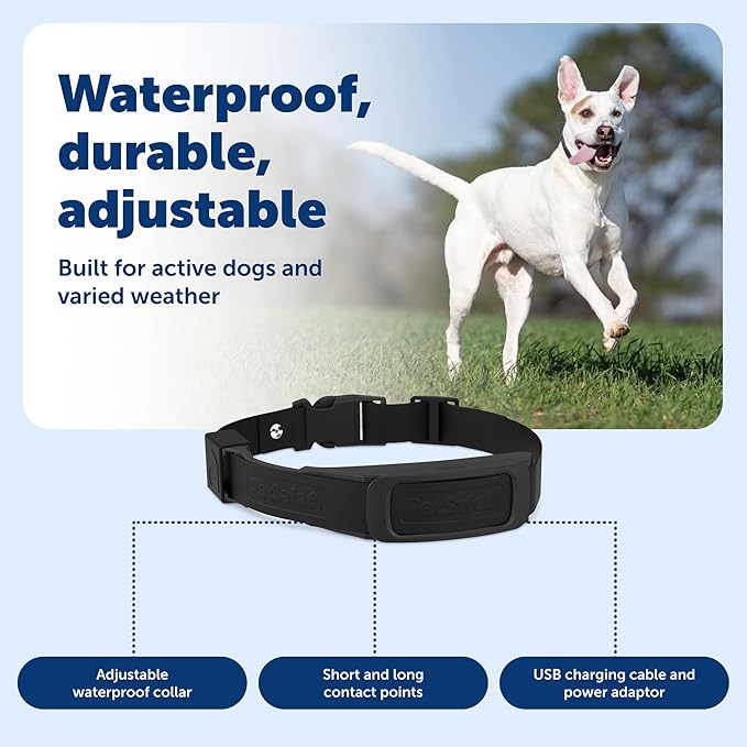 PetSafe Guardian GPS Dog Fence Add-A-Dog Collar - Add-On for Guardian GPS Dog Fence System - Backed with the Worlds Safest GPS Fence Technology - Long Battery - Tone, Vibration & 10 Levels of Static
