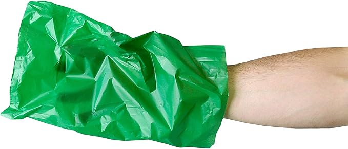 Case of 2000 Green Pet Waste Station 200 Bags on Roll (10 Rolls) - Bulk Dog Poop Bag - Dog Waste Station Bags - Doggie Bag Litter Pot