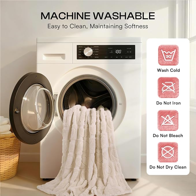 Luciphia 1 Pack 2 Small Dog Blanket Washable Pet Bed Cover Soft Fluffy Puppy Blanket with Premium Fleece 300GSM Cozy Calming Cat Blankets for Indoor Cats Pink/Beige 41x31 inch