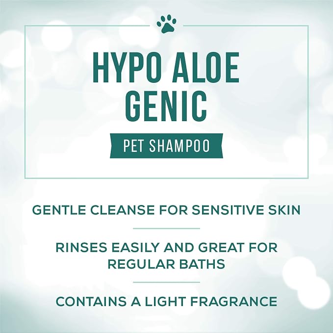 Nature's Specialties Hypoallergenic Ultra Concentrated Aloe Dog Shampoo for Pets, Makes up to 4 Gallons, Natural Choice for Professional Groomers, for Sensitive Skin, Made in USA, 16 oz