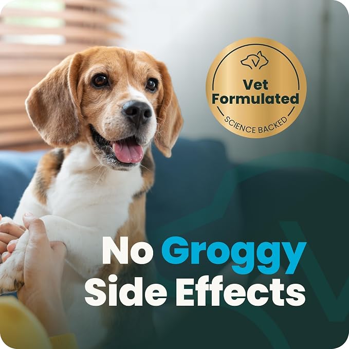 VetriScience Clinically Tested Composure Calm & Confident Chews for Dogs – Helps Manage Occasional Stress & Supports Balanced Behavior, Non-Drowsy Soft Chews with L-Theanine, Peanut Butter, 120 Count