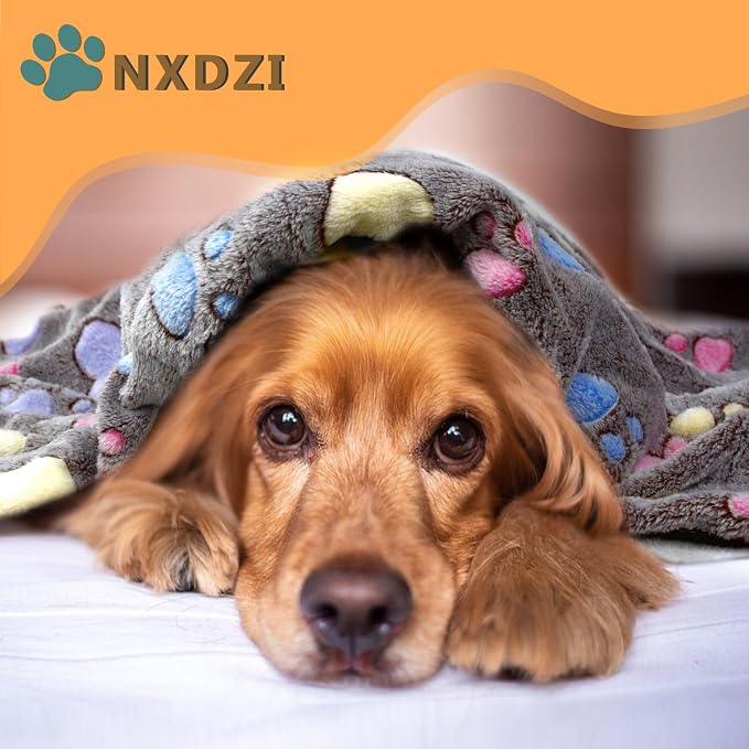 Dog Blankets for Small Dogs and Puppies, 3 Pack Washable Pet Blankets 30" x 20", Lightweight Soft Fleece Puppy Blanket for Crate, Kennel, Carrier, Bed, Cat Blanket
