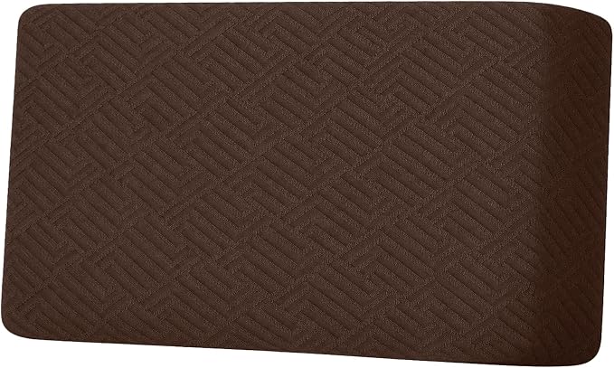 XINEAGE Couch Cushion Covers,Loveseat Sofa Seat Slipcovers for Pets,Non Slip Sofa Seat Cover Washable,Sofa Slipcovers with Elastic Bottom(1 Piece Sofa Cushion Cover,Coffee)