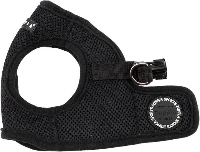 Puppia Soft Vest Dog Harness - Black - X-Large