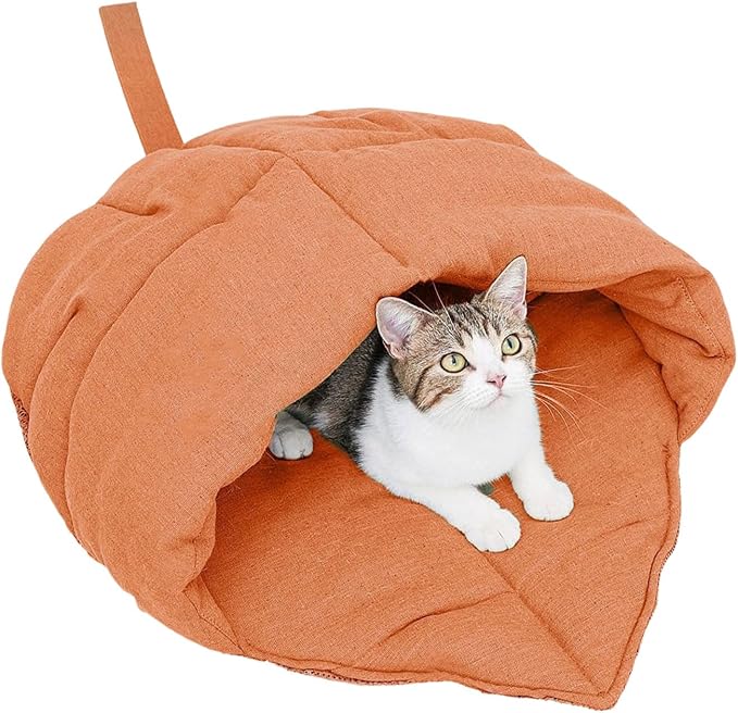 Plush Shape Dog Cats Cave Bed Washable Comfortable Hideaway Puppies Home Decoration