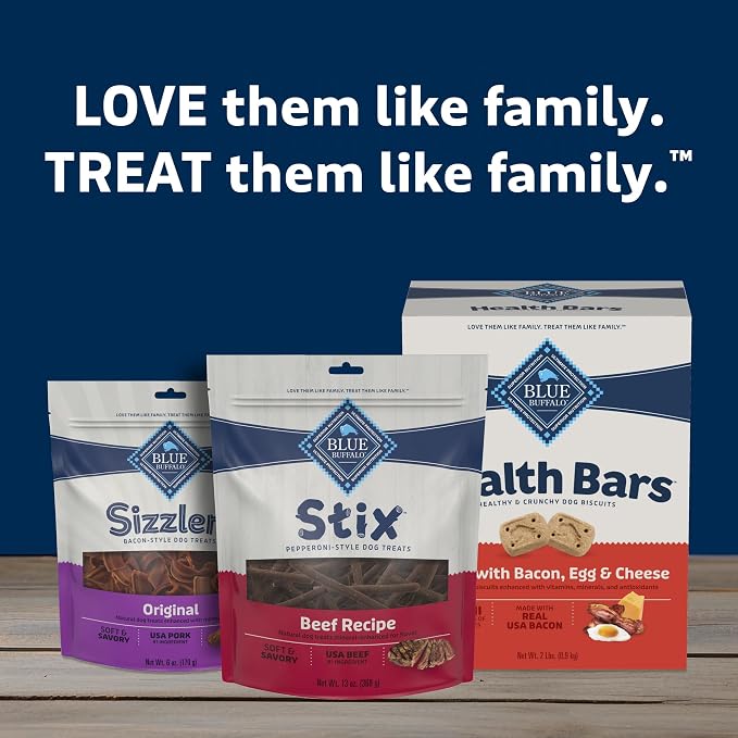 Blue Buffalo Beef Stix Pepperoni-Style Dog Treats, Soft & Meaty Dog Snacks Made in the USA with Real Beef & Natural Ingredients and Enhanced with Vitamins, Minerals, & Other Nutrients, 13 oz.