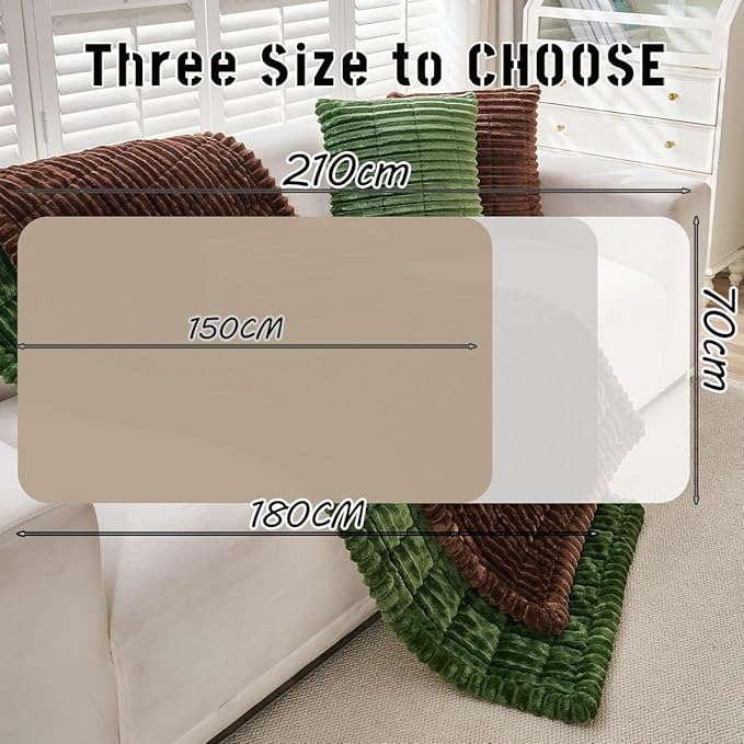 Mitid Sofa Cover Fuzzy Couch Cover for Pet, Couch Covers for Dogs Washable Non-Slip Sofa Slipcover Cushion Protector Pets Friendly Mat