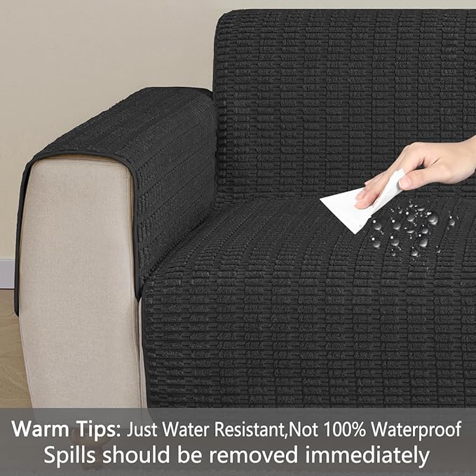 Muamar Dog Bed Cover Sofa Protector,Anti Slip Waterproof Sofa Covers for Living Room Couch Covers,Sofa Mat,Seat Cover, Dog Mat,Pet Pad for Furniture Bed Sofa Protector 1 Piece (60x82 inch, Black)