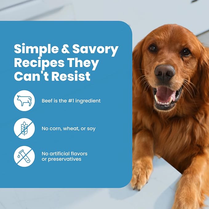 Blue Buffalo Nudges Beef Grillers Natural Dog Treats, Tender & Meaty Dog Snacks, Easy-To-Tear for Training, Made in the USA with Real Beef, No Artificial Preservatives, 16 oz.