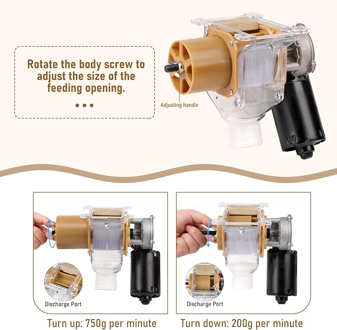 Automatic Chicken Feeder Timer and Duck Feeder, 16 Groups Timed Poultry Feeder Great for Chickens, Ducks, Geese, Pigeons, Fish, Dogs, Fish, Cats