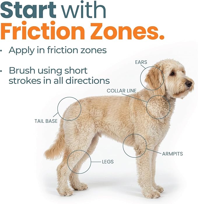 Emergency Dematter Cream for Dogs – Dematting Cream for Goldendoodles, Poodles & Doodles, Helps Remove Tight Mats & Tangles, Apply Wait Brush Technique, At-Home Grooming – 8 oz