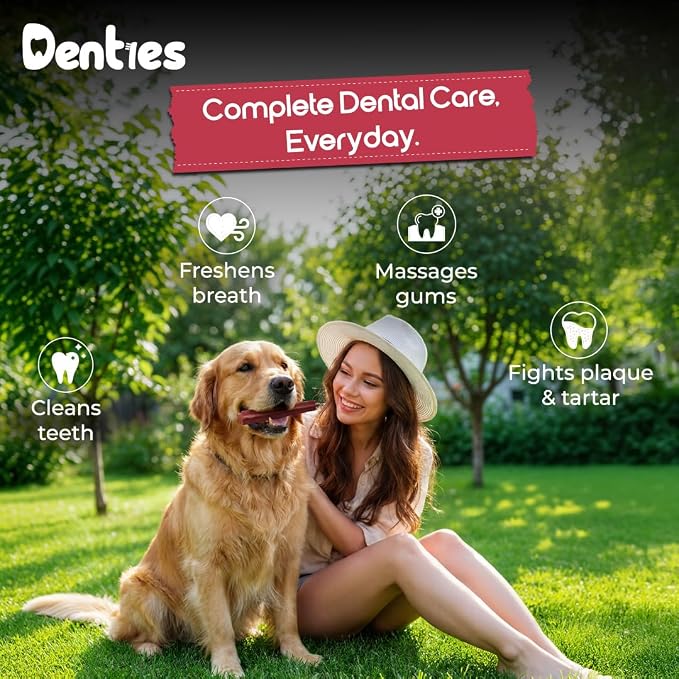 Dental Chews for Dog, Dental Sticks for Small Dogs (up to 22 lbs) – Vet-Recommended Teeth Cleaning Treats, Fresh Breath, Plaque & Tartar Control, Chicken & Beef – 16 oz, 35 Treats
