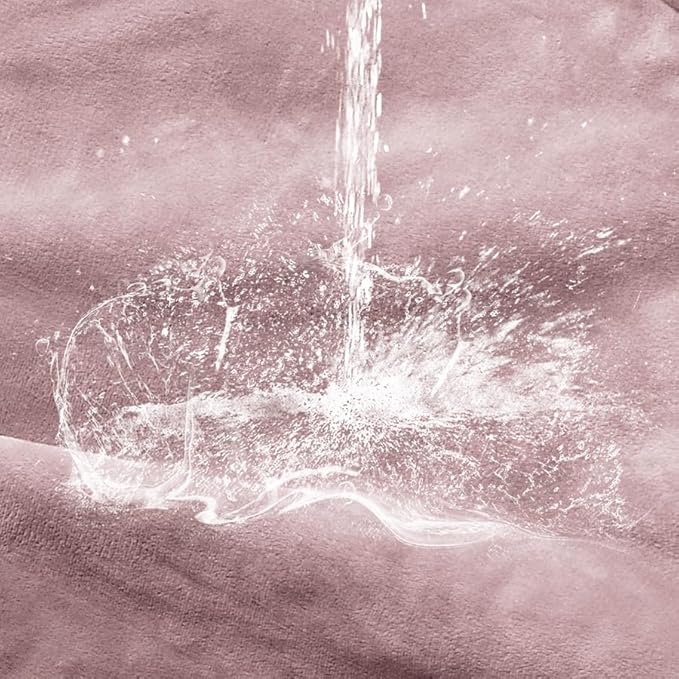 Waterproof Blanket for Bed Couch Sofa, Soft Liquid Pee Proof Pet Blanket for Dog Puppy Cat, Reversible Sherpa Fleece Furniture Protector (Dusty Pink, 60x80 inches)