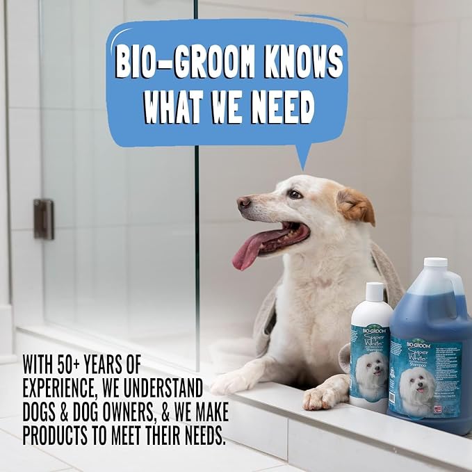 Bio-Groom Oatmeal Dog Shampoo - for Allergies and Itching, Cruelty-Free, Dog Bathing Supplies, Puppy Shampoo for Sensitive Skin, Made in USA, Anti-Itch Dog Products - 12 fl oz 2-Pack