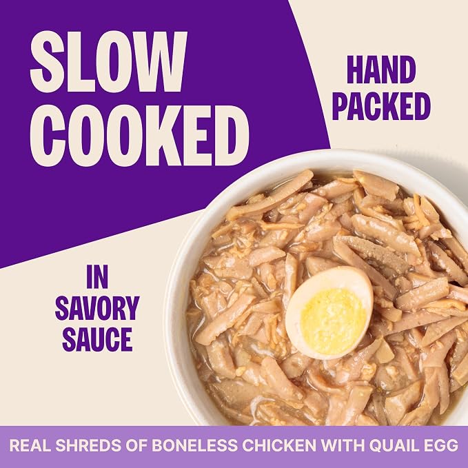 Wellness CORE Signature Selects Shredded Adult Canned Wet Cat Food, Natural, Protein Rich, Grain Free, Chicken and Quail Egg Entrée Recipe, 5.3 oz, Pack of 12 Cans