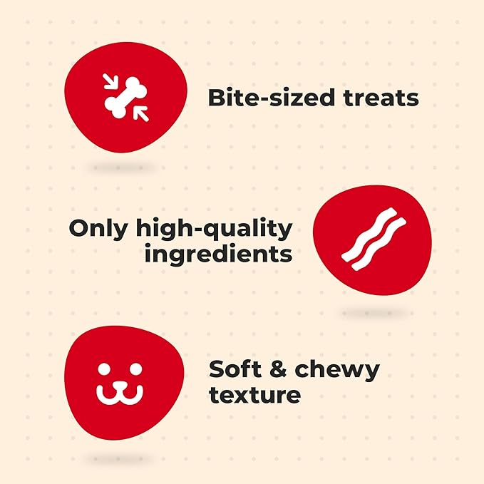 Milk-Bone Peanut Buttery Bites Soft Dog Treats with Jif Peanut Butter, 11.8-Oz. Bag